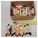 Many Vintage Bullet Pencils