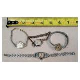 4- Vintage Wrist Watches - As Is