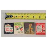 4- Vintage Advertising Match Books - IH & Other