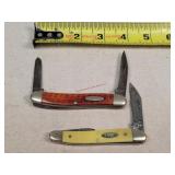 2- 3.5" Case Knives (1 broken blade)