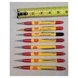 8- Vintage Massey Harris Mechanical Pencils