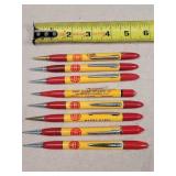 8- Vintage Massey Harris Mechanical Pencils