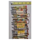 20 Tin Advertising Bullet Pencils