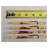 4- Vintage Train Mechanical Pencils