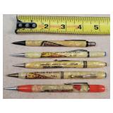 5- Vintage Train Mechanical Pencils