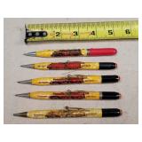 5- Vintage Fire Mechanical Pencils