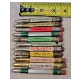 11- Square Tin Advertising Bullet Pencils