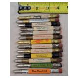 13- Square Tin Advertising Bullet Pencils