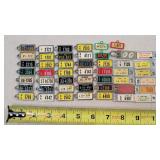 Vintage Mini License Plate Key Fobs