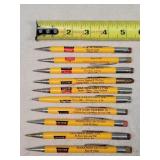 10- Vintage Oliver Mechanical Pencils