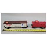 Played O Guage Cracker Jack Train Car & Caboose