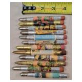 12- Tin Advertising Bullet Pencils