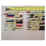 24- Celluloid Advertising Mechanical Pencils