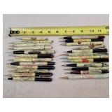 24- Celluloid Advertising Mechanical Pencils