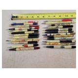 24- Celluloid Advertising Mechanical Pencils