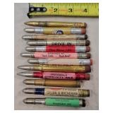 12- Tin Advertising Bullet Pencils