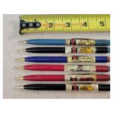 6- Vintage IH Advertising Mechanical Pencils