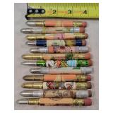 12- Tin Advertising Bullet Pencils