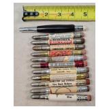 12- Tin Advertising Bullet Pencils