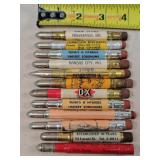 12- Tin Advertising Bullet Pencils