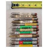12- Tin Advertising Bullet Pencils