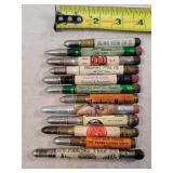 12- Tin Advertising Bullet Pencils