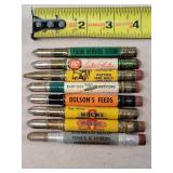 8- Seed / Feed Advertising Bullet Pencils