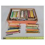 Many Vintage Advertising Pencils