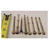 8- Vintage Gem Topped Mechanical Pencils