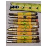 9- Tin John Deere Bullet Pencils