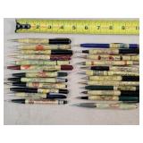 24- Celluloid Advertising Mechanical Pencils