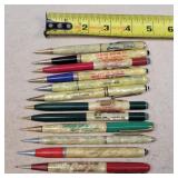 12- Vintage Advertising Mechanical Pencils