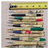 12- Vintage Advertising Mechanical Pencils