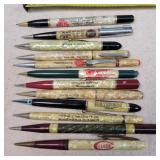 12- Vintage Advertising Mechanical Pencils