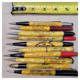 10- Vintage Advertising Mechanical Pencils / 1