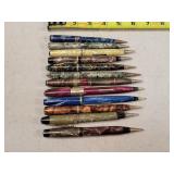 12 Random Fountain Pens  / Pencils
