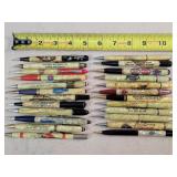 24- Celluloid Advertising Mechanical Pencils