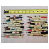 24- Celluloid Advertising Mechanical Pencils