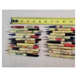 24- Celluloid Advertising Mechanical Pencils