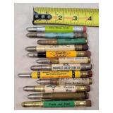 12- Tin Advertising Bullet Pencils