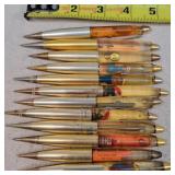 12- Vintage Floating Action Mechanical Pencils