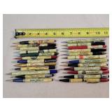 24- Celluloid Advertising Mechanical Pencils