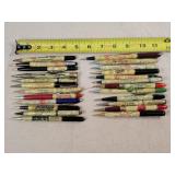 24- Celluloid Advertising Mechanical Pencils