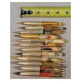 12- Vintage Floating Action Mechanical Pencils
