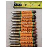 12- New Idea Tin Bullet Pencils
