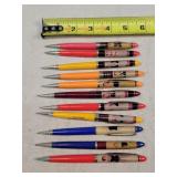 11- Vintage Risquï¿½ Pin-Up Flip Mechanical Pencils