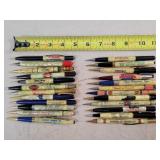 24- Celluloid Advertising Mechanical Pencils