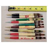 9- Vintage BEER Advertising Mechanical Pencils
