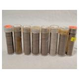 8- Tubes of Wheat Cents