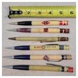 6- Vintage Oil Adv. Mechanical Pencils